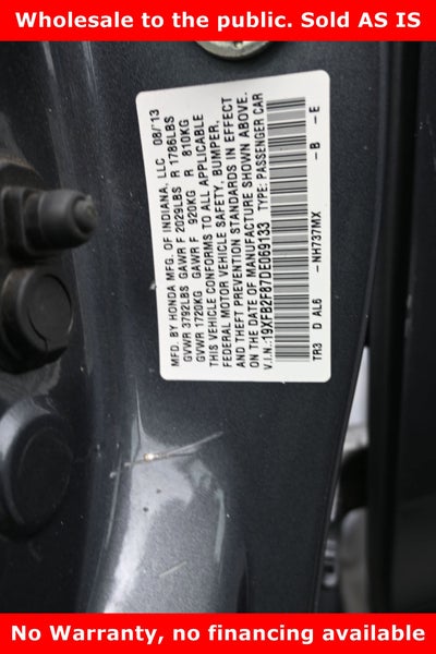 2013 Honda Civic Sdn EX