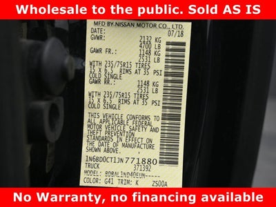 2018 Nissan Frontier S