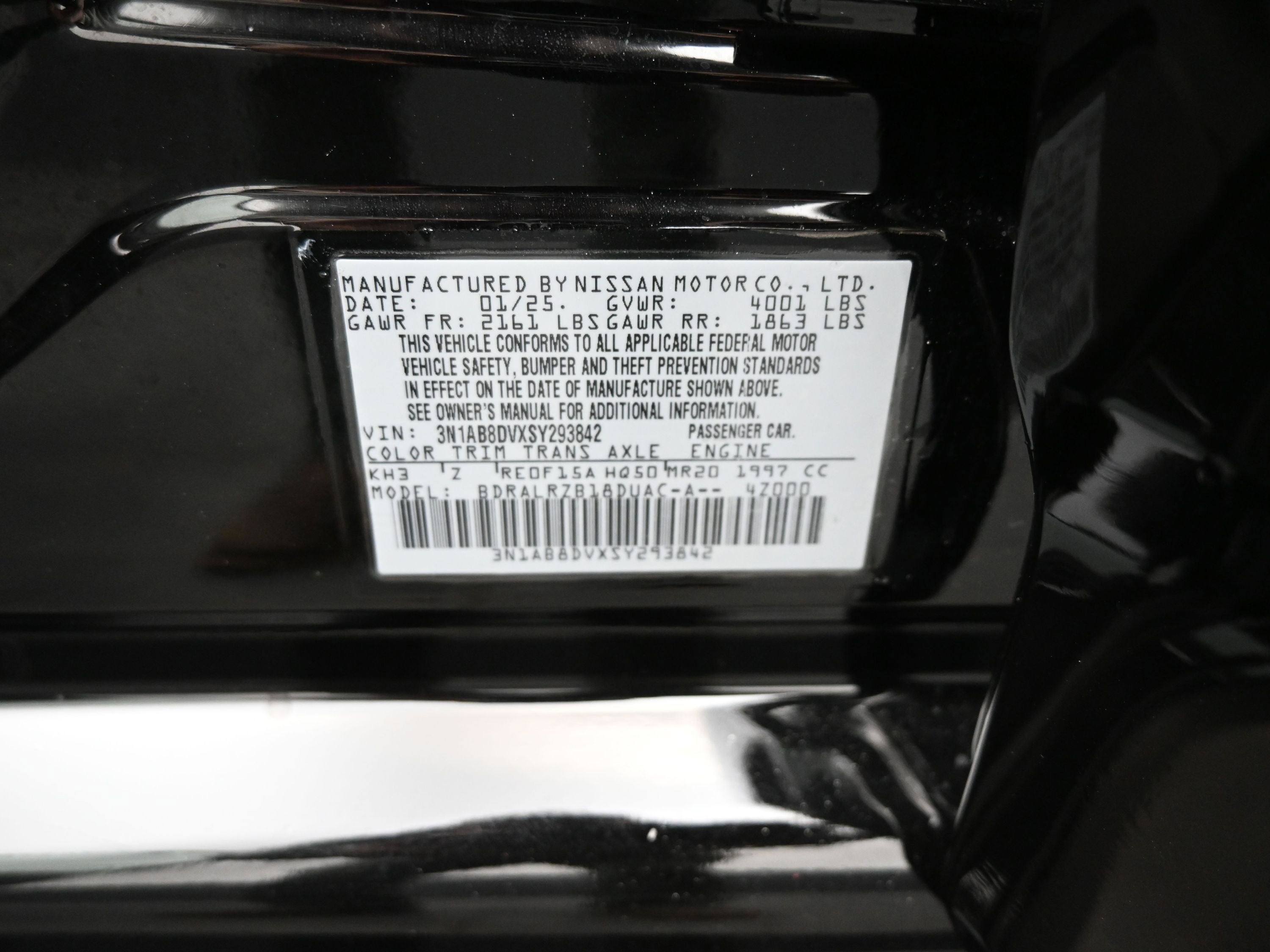 2025 Nissan Sentra SR