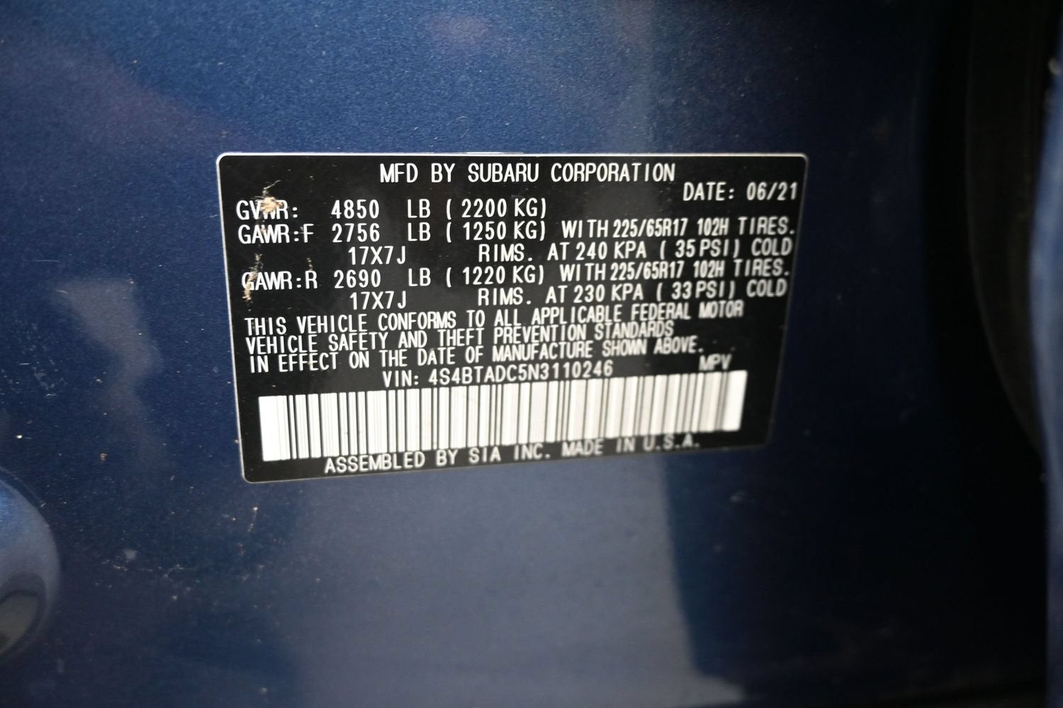 2022 Subaru Outback Premium