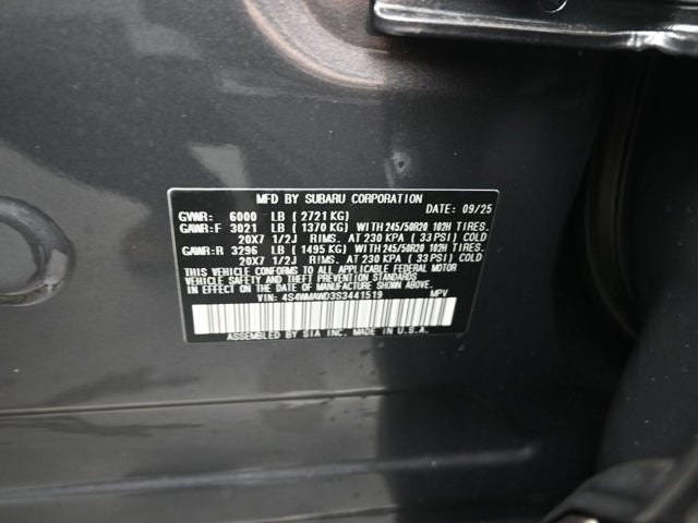2025 Subaru Ascent Onyx Edition Touring