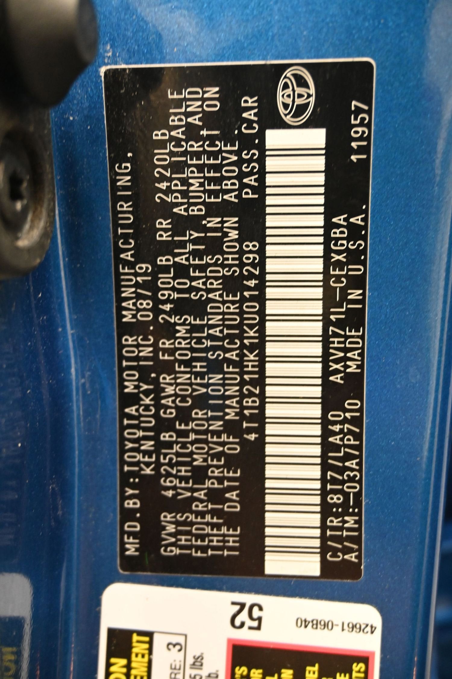 2019 Toyota Camry XLE