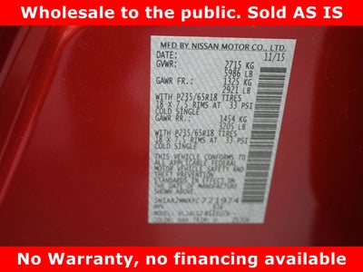 2015 Nissan Pathfinder SL