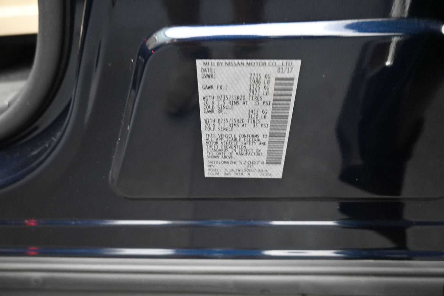 2017 INFINITI QX60 Base