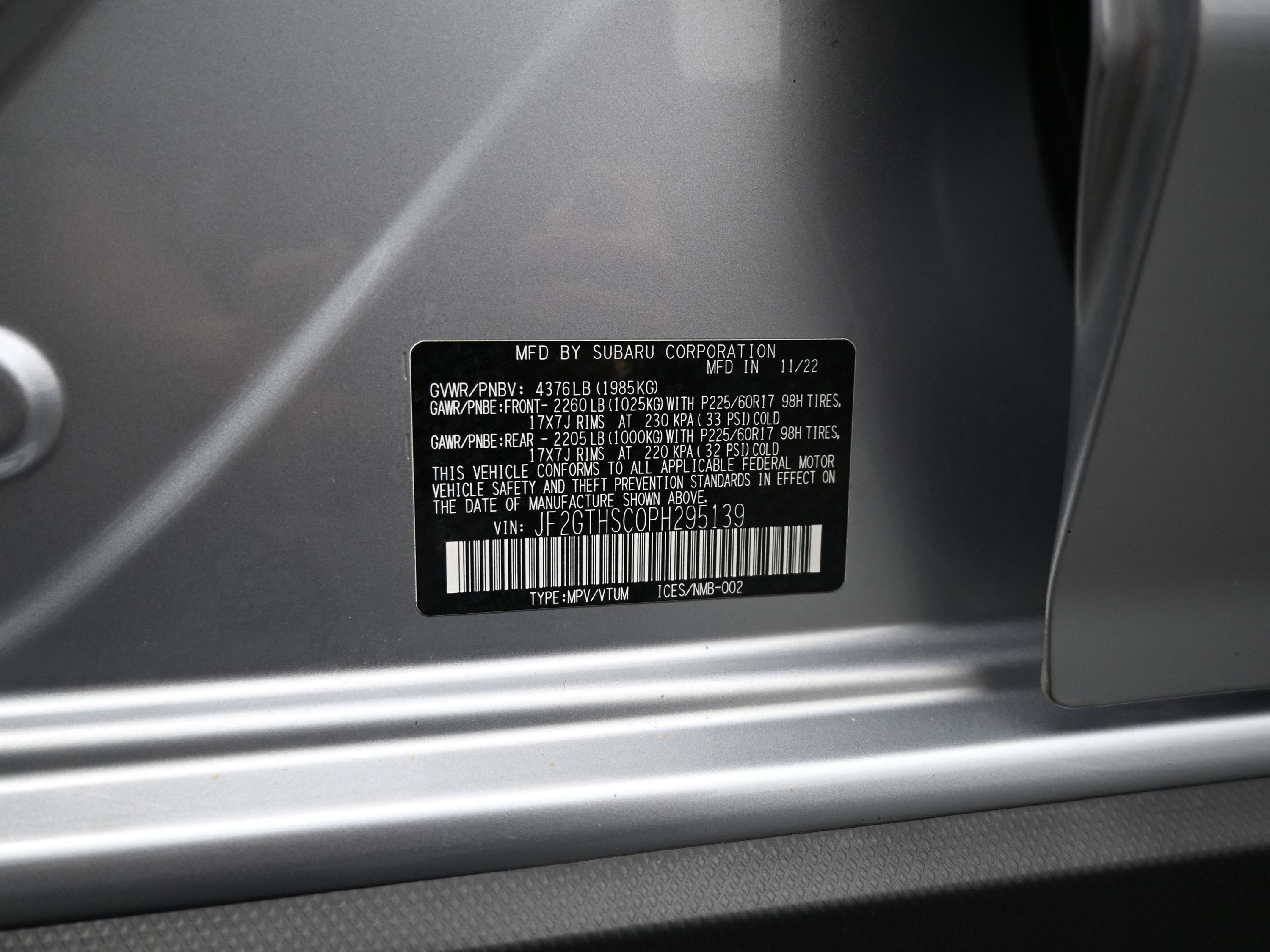 2023 Subaru Crosstrek Sport