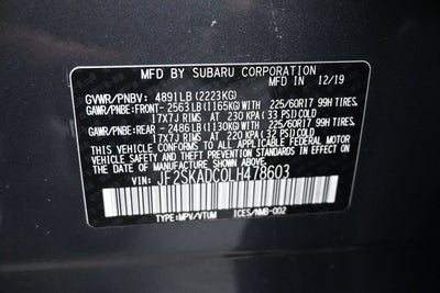2020 Subaru Forester Base