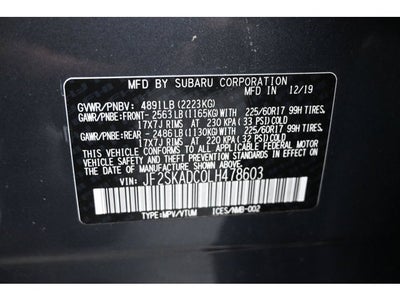 2020 Subaru Forester Base