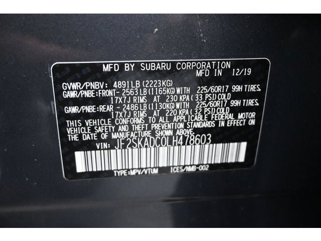 2020 Subaru Forester Base
