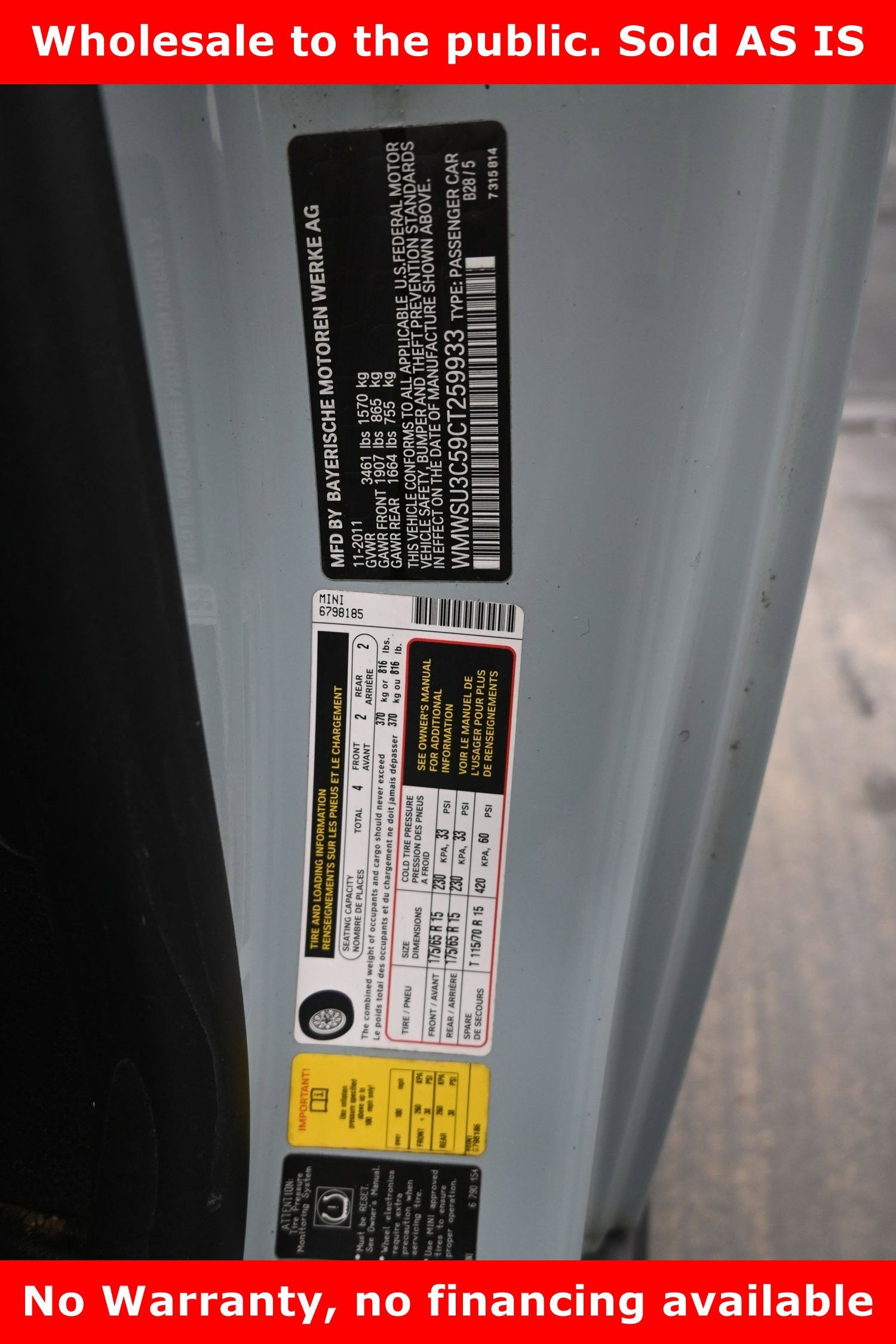 2012 MINI Hardtop 2 Door Cooper