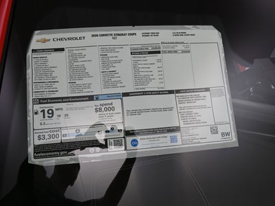 2026 Chevrolet Corvette Stingray 1LT