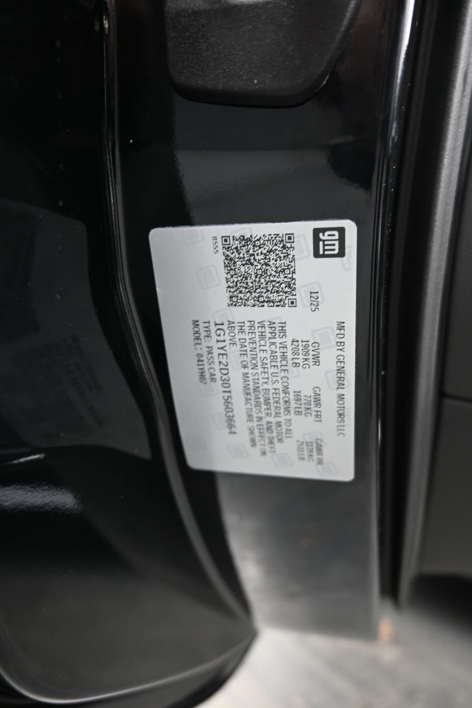 2026 Chevrolet Corvette Z06 2LZ