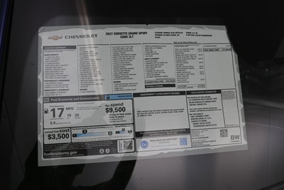 2027 Chevrolet Corvette Grand Sport 3LT