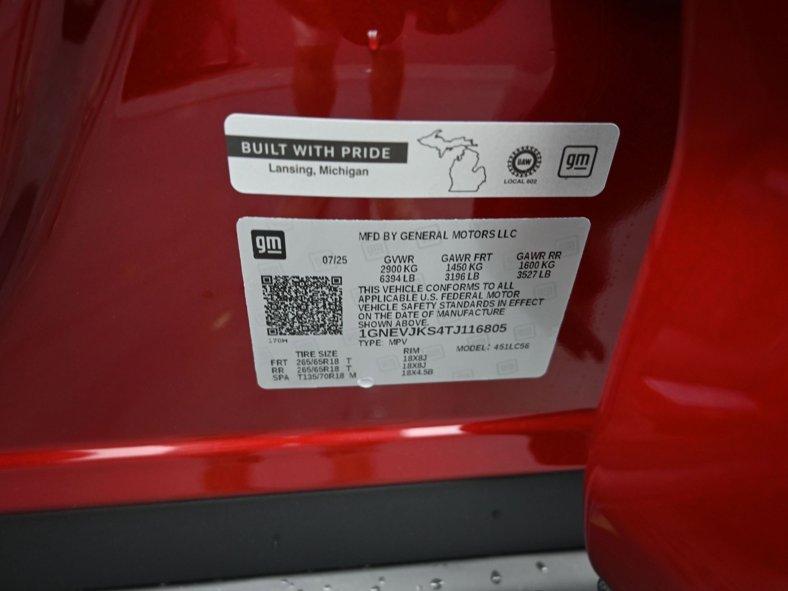 2026 Chevrolet Traverse Z71