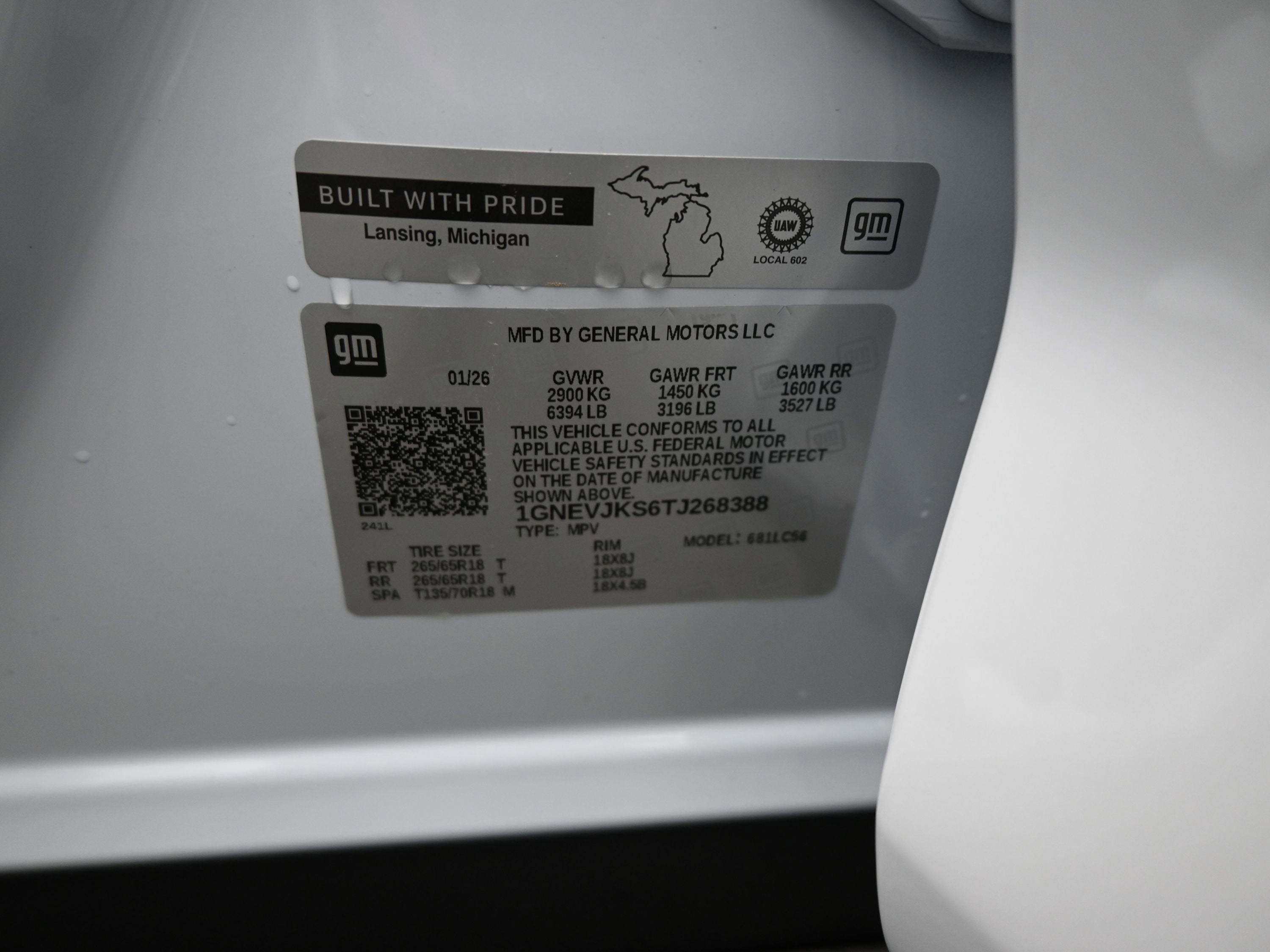 2026 Chevrolet Traverse Z71