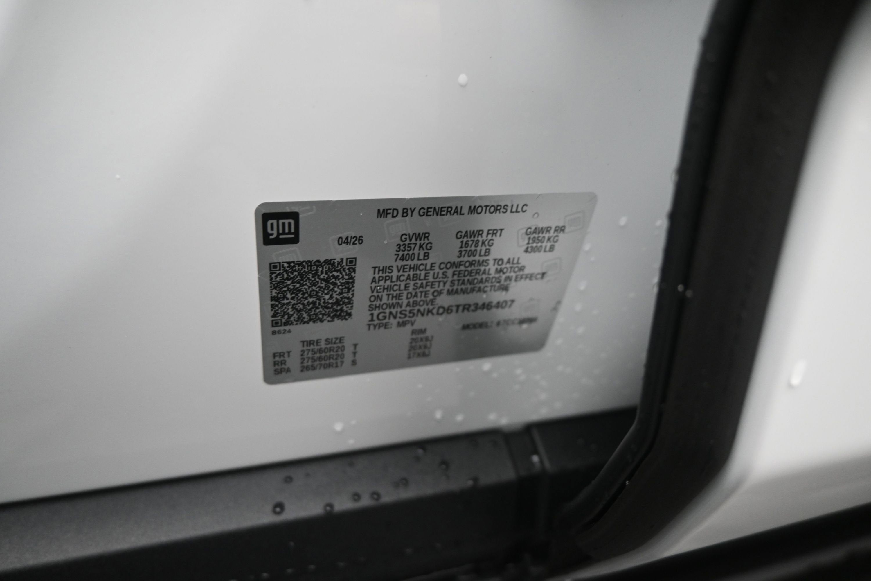 2026 Chevrolet Tahoe LT