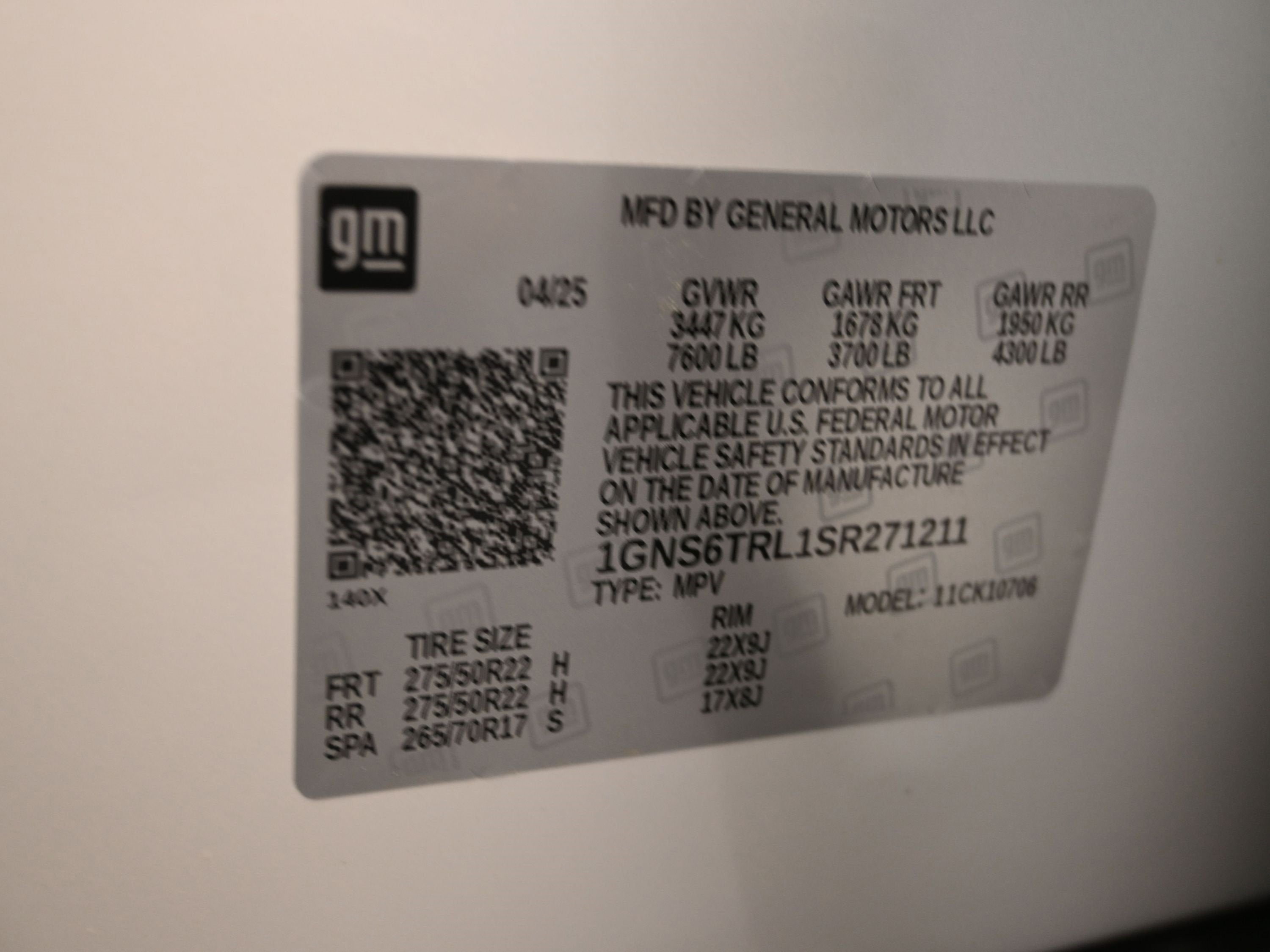 2025 Chevrolet Tahoe High Country