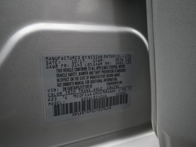 2018 Nissan Sentra SR