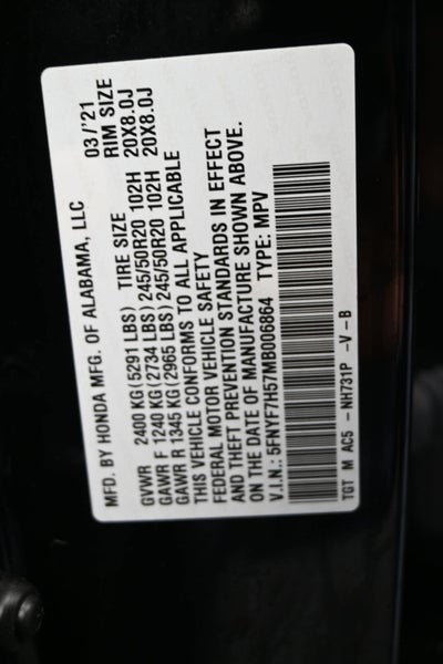 2021 Honda Passport 2WD EX-L