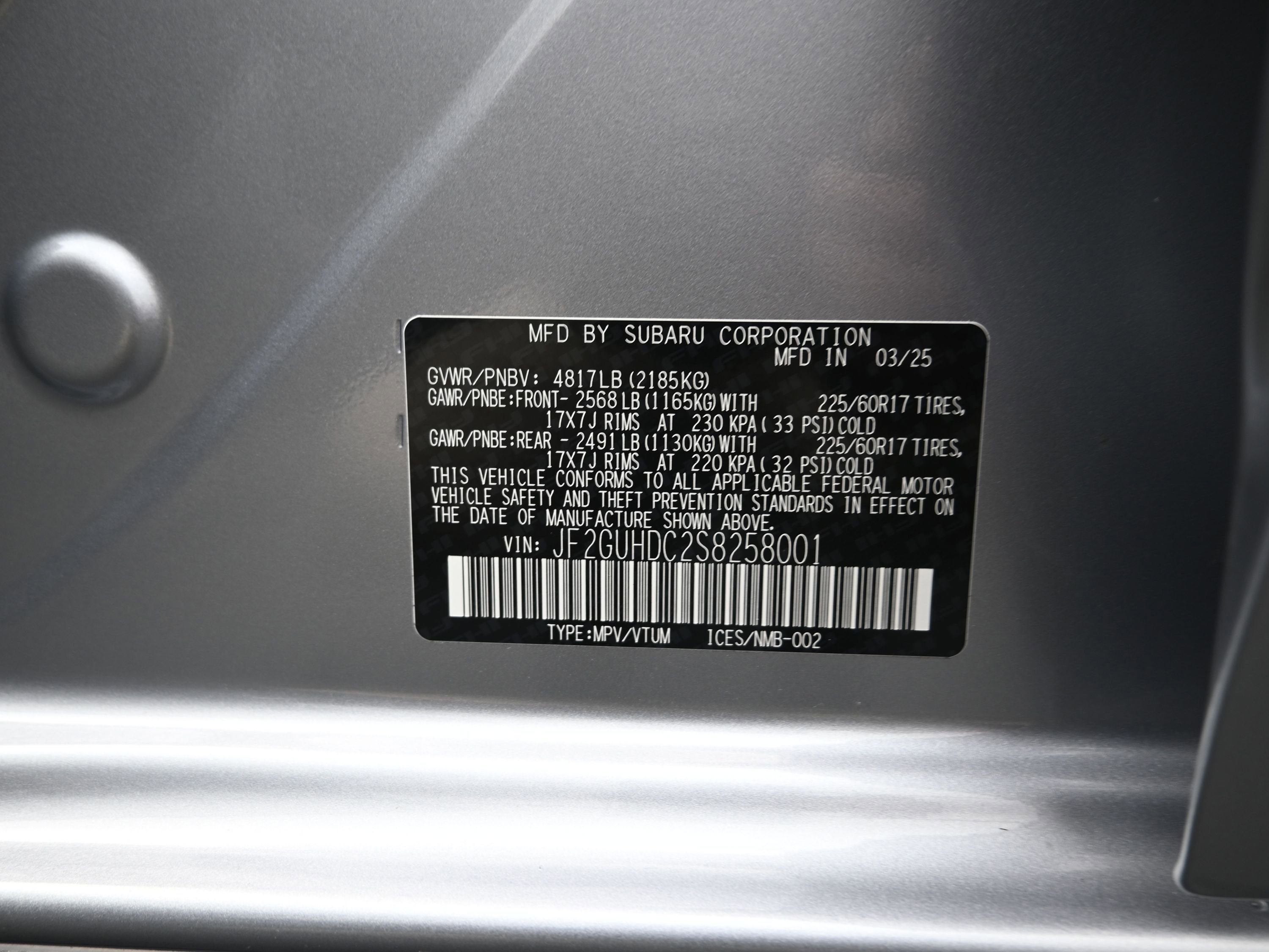 2025 Subaru Crosstrek Premium