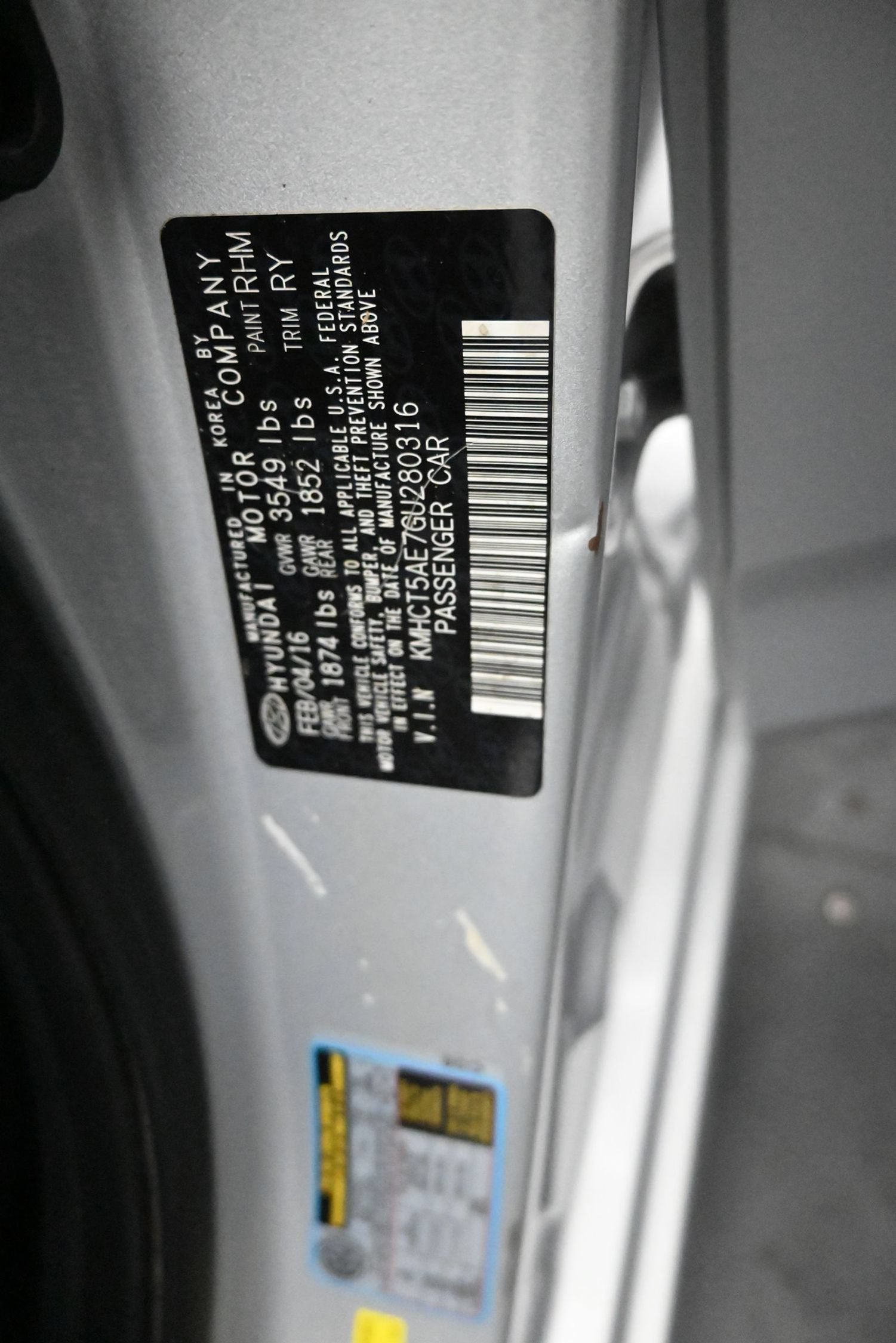 2016 Hyundai Accent SE