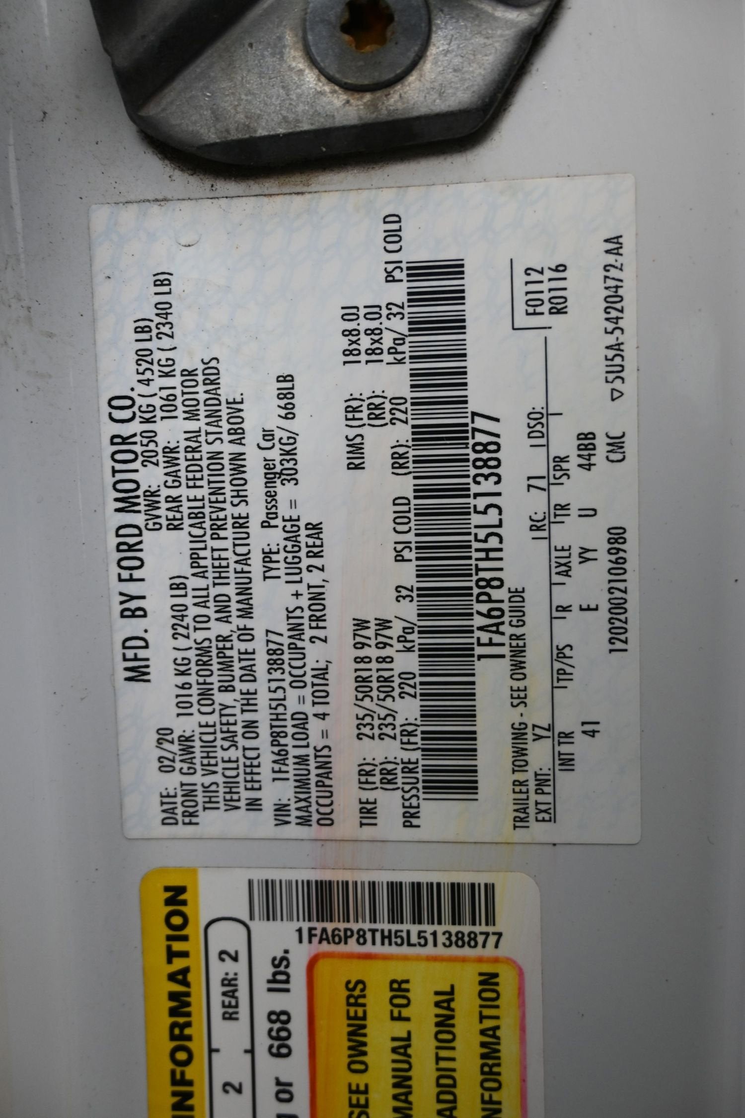 2020 Ford Mustang EcoBoost Premium