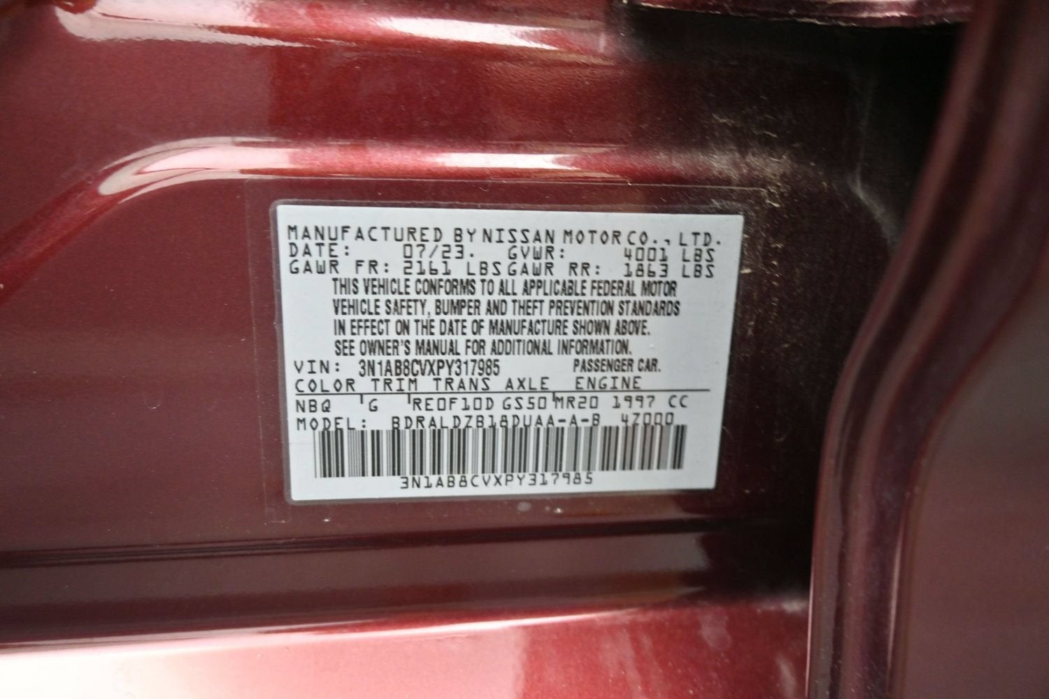 2023 Nissan Sentra SV