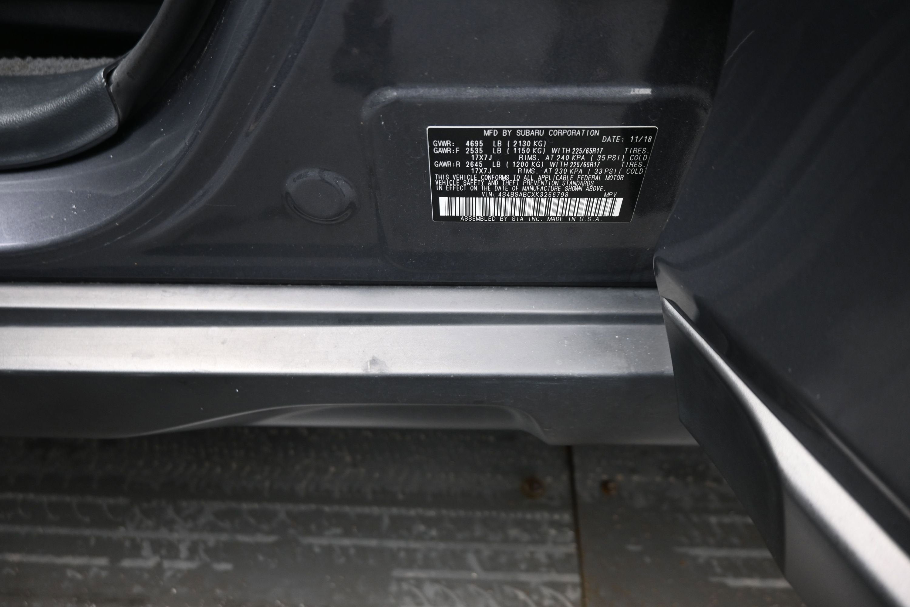 2019 Subaru Outback 2.5i