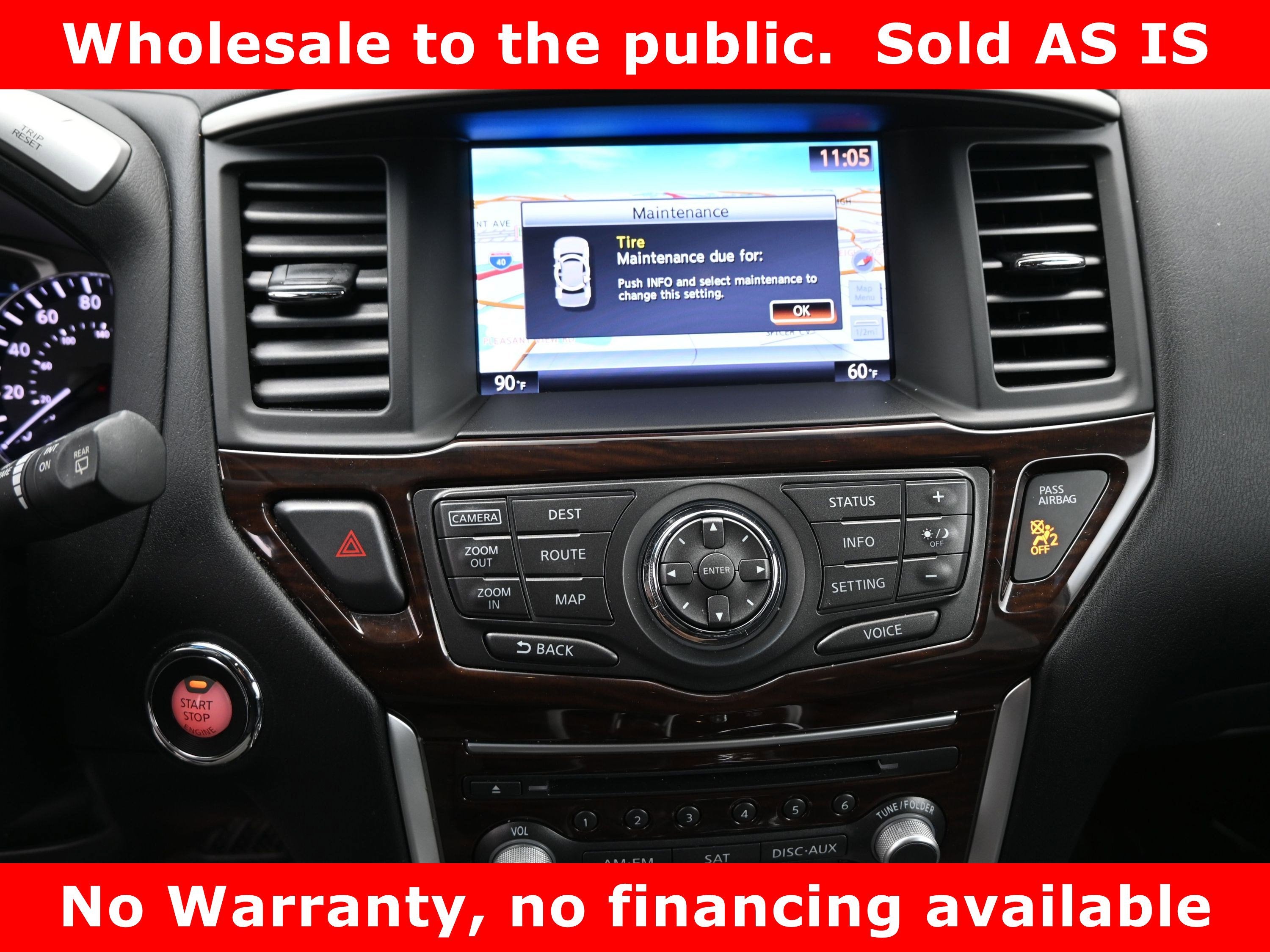 2013 Nissan Pathfinder Platinum